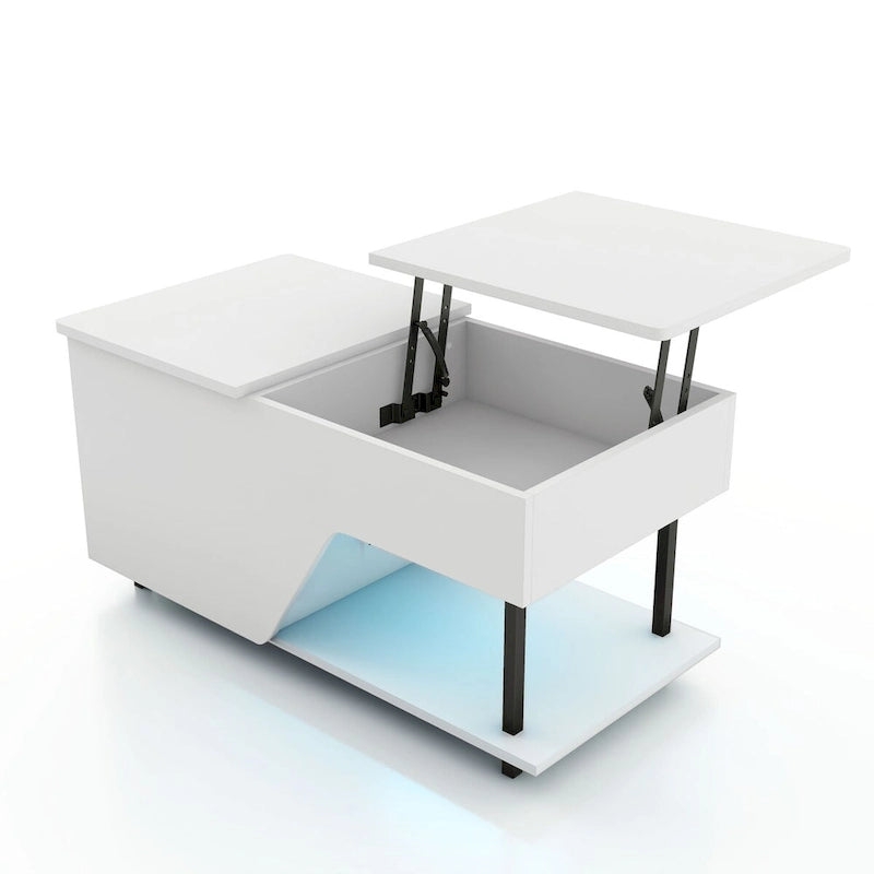 Table basse relevable moderne de 37 pouces