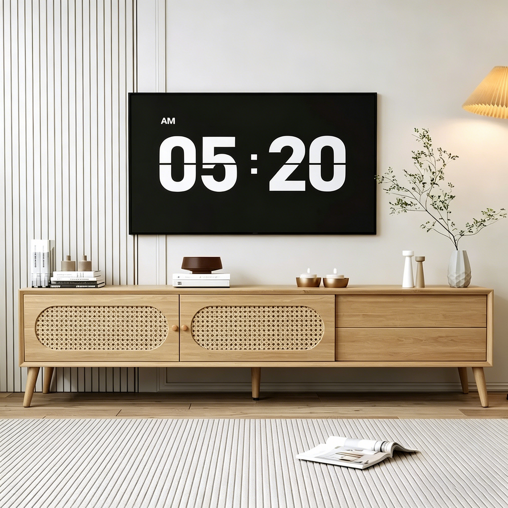 Meuble TV de style ferme moderne